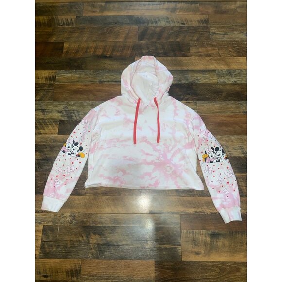 Disney Cropped valentines hoodie‎ - Picture 1 of 2